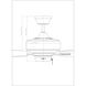 Wind Star 52 inch Brushed Pewter with Chestnut and Grey Wood Blades Ceiling Fan