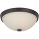 Stella 2 Light 11 inch English Bronze Flush Mount Ceiling Light
