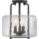 Avalon 3 Light 11.38 inch English Bronze Semi-Flush Ceiling Light