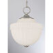 Montrose 1 Light 14 inch Satin Nickel Pendant Ceiling Light