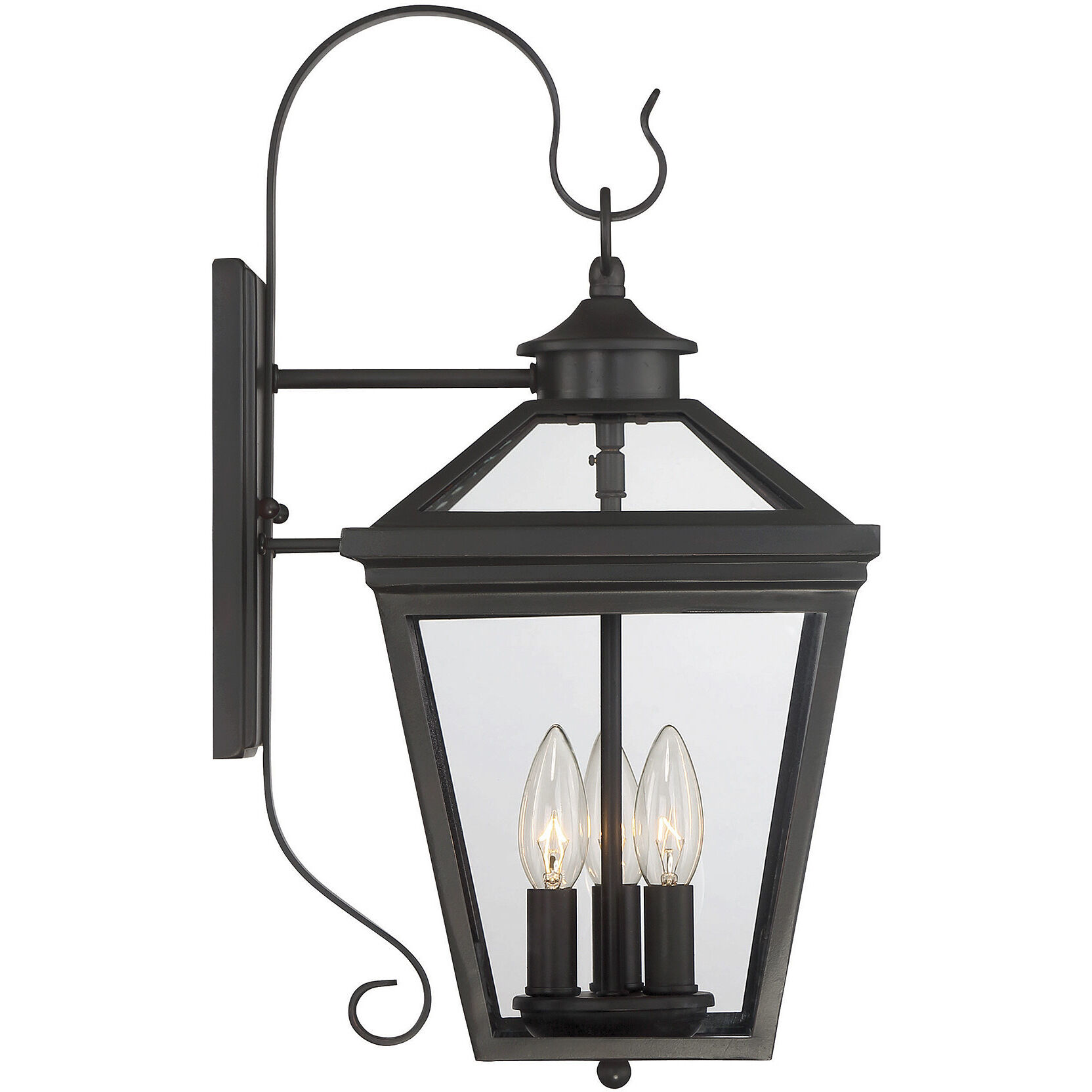 Ellijay Outdoor Wall Lantern in English Bronze
