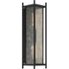 Jacobs 2 Light 22 inch Matte Black Outdoor Wall Lantern