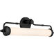 Keller LED 28 inch Black Lustre Bathroom Vanity Light Wall Light