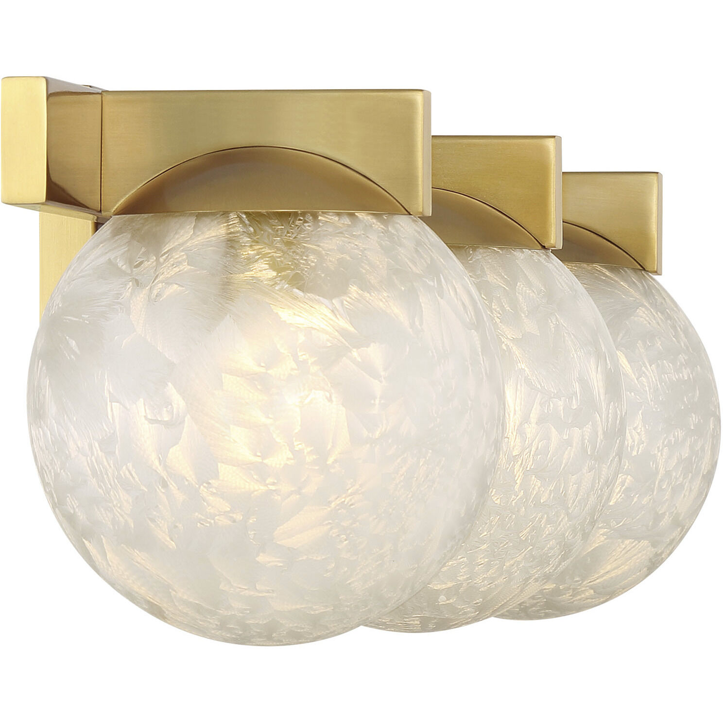 Darien 3 Light 25 inch Warm Brass Bathroom Vanity Light Wall Light