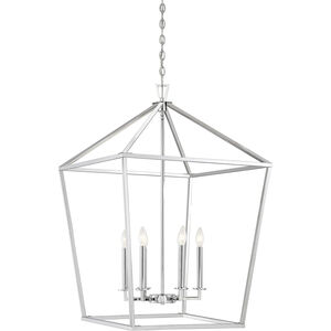 Townsend 6 Light 24 inch Polished Nickel Pendant Ceiling Light, Essentials
