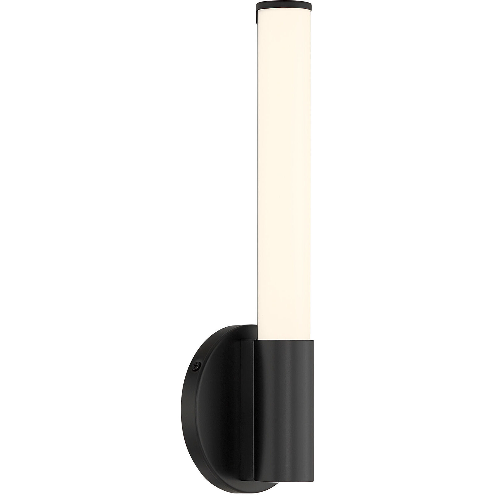 Connor LED 5 inch Matte Black Vanity Light Wall Light