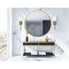 Alvara 1 Light 5.5 inch Black with Warm Brass Accents Wall Sconce Wall Light in Matte Black with Warm Brass, Essentials