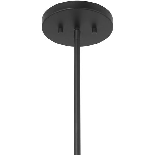 Bancroft 5 Light 24 inch Matte Black Chandelier Ceiling Light