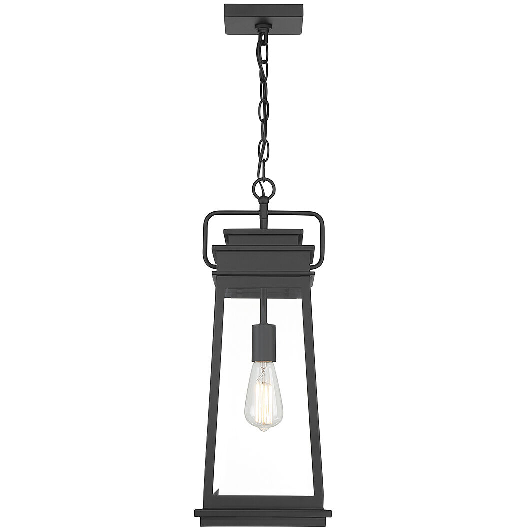 Boone 1 Light 8.25 inch Black Outdoor Hanging Lantern