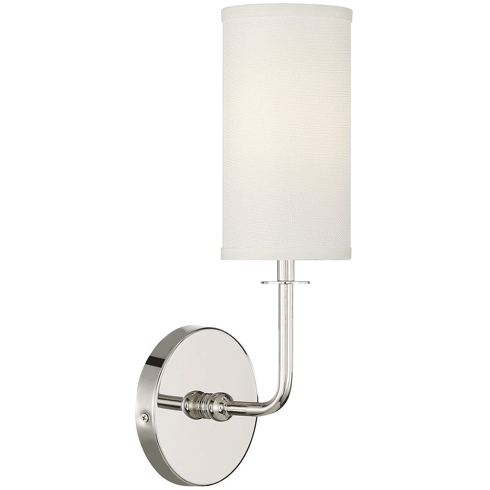 Powell 1 Light 5 inch Polished Nickel Wall Sconce Wall Light, Essentials