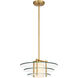 Newell 1 Light 20 inch Warm Brass Pendant Ceiling Light