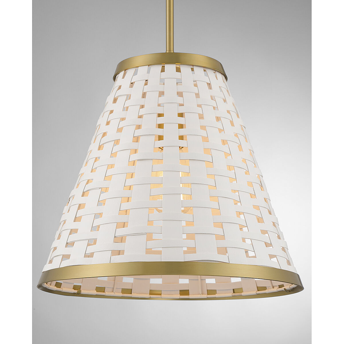 Aster 1 Light 16 inch Warm Brass Pendant Ceiling Light