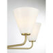 Blair 5 Light 30 inch Warm Brass Chandelier Ceiling Light