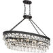 Windham 8 Light 38 inch English Bronze Linear Chandelier Ceiling Light