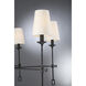 Lorainne 6 Light 32 inch Oxidized Black Chandelier Ceiling Light