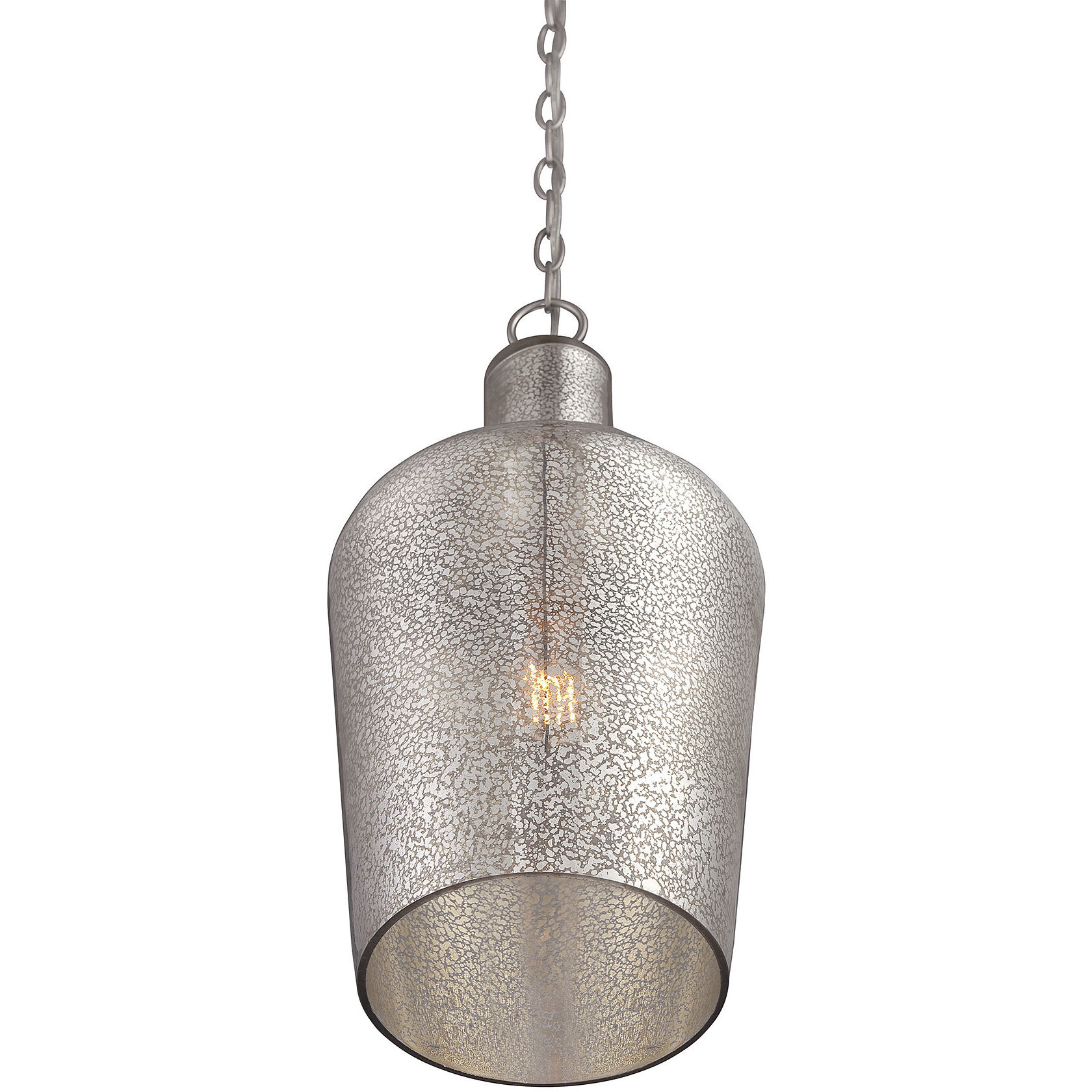 Franklin 1 Light 10 inch Satin Nickel Pendant Ceiling Light, Essentials