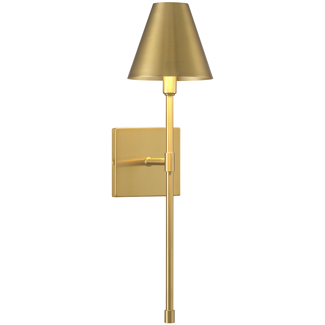 Jefferson 1 Light 5.5 inch Warm Brass Wall Sconce Wall Light