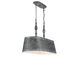 Dover 5 Light 33 inch Farmhouse Tin Linear Chandelier Ceiling Light
