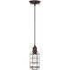 Vintage 1 Light 5 inch English Bronze Mini Pendant Ceiling Light