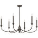 Coventry 6 Light 40 inch Mediterranean Bronze Chandelier Ceiling Light, Essentials