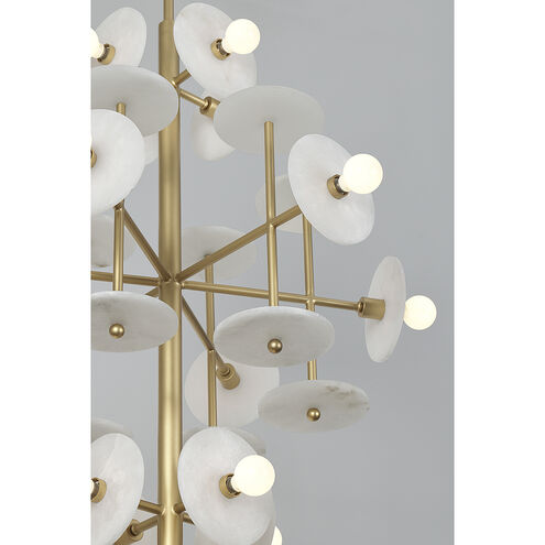Amani 15 Light 30 inch Royal Gold Chandelier Ceiling Light