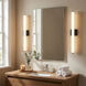 Colt LED 30 inch Matte Black Vanity Light Wall Light