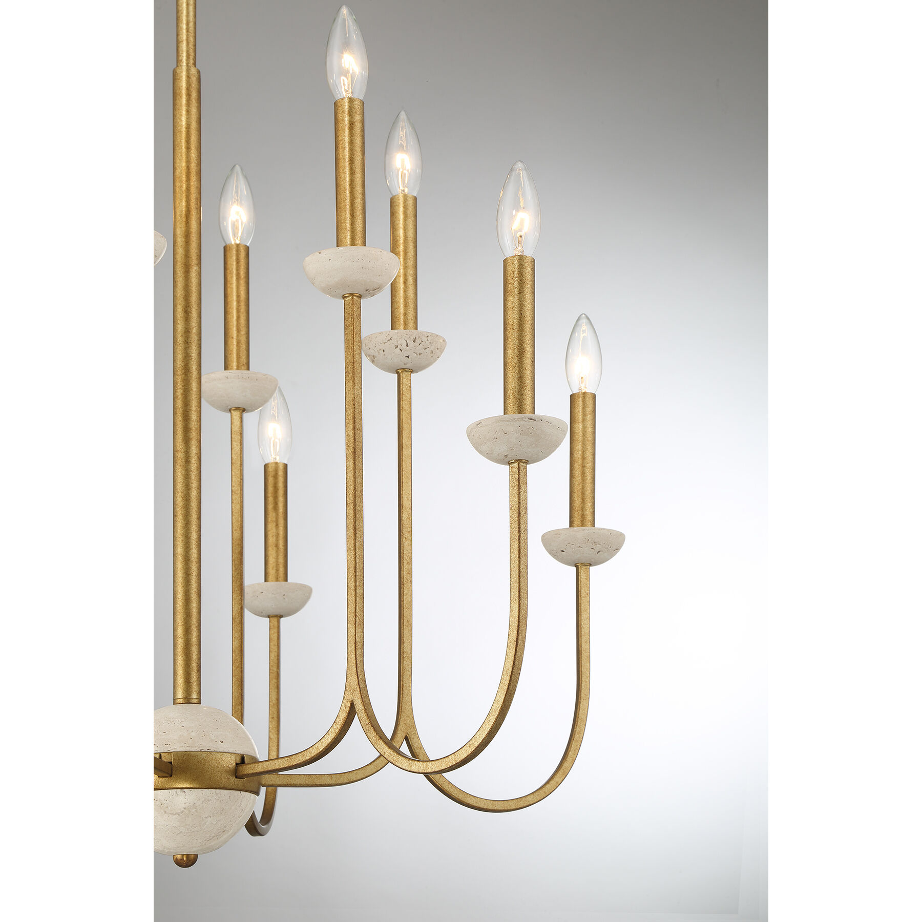Oakhurst 12 Light 30 inch Antique Gold Chandelier Ceiling Light