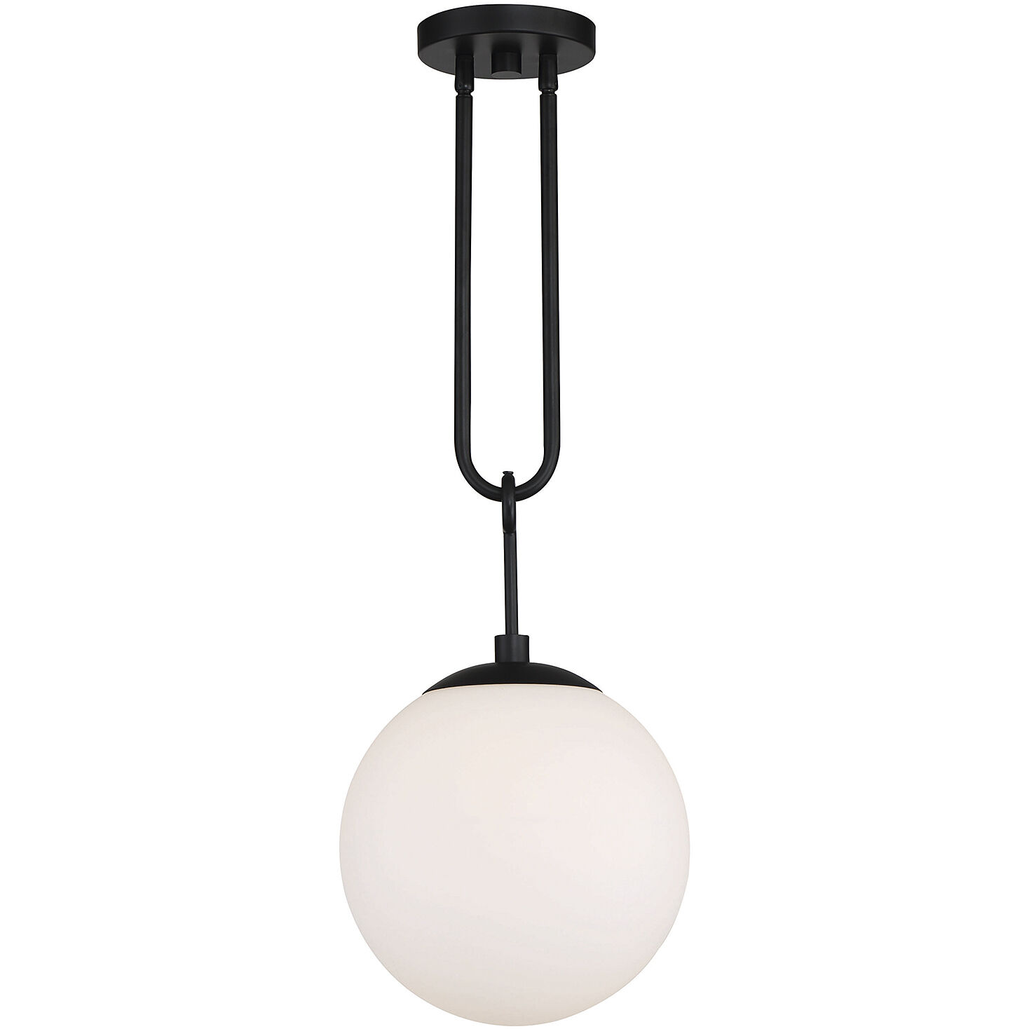 Becker 1 Light 10 inch Matte Black Pendant Ceiling Light, Essentials