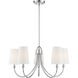 Cameron 5 Light 29 inch Polished Nickel Chandelier Ceiling Light, Essentials