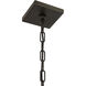 Damen 4 Light 17 inch Mediterranean Bronze Pendant Ceiling Light