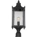 Dunnmore 1 Light 24 inch Matte Black Outdoor Post Lantern