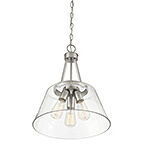 Calhoun 3 Light 15 inch Satin Nickel Pendant Ceiling Light, Essentials