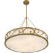 Halstead 8 Light 28.13 inch Antique Patina Chandelier Ceiling Light