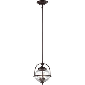 Banbury 2 Light 9 inch English Bronze with Gold Pendant Ceiling Light