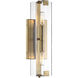 Winfield 2 Light 4.5 inch Warm Brass Wall Sconce Wall Light, Essentials