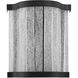 Parkside 1 Light 8 inch Matte Black ADA Wall Sconce Wall Light, Lighting One