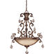 Chastain 5 Light 26 inch New Tortoise Shell with Silver Pendant Ceiling Light