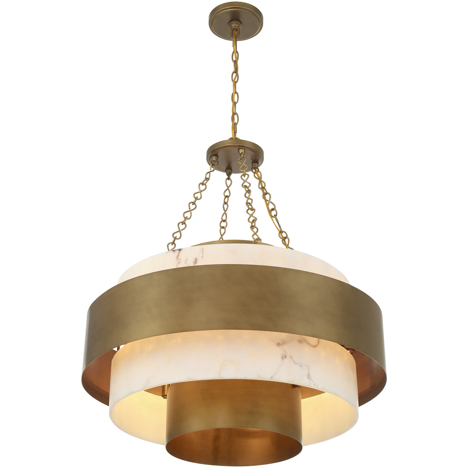 Davenport 6 Light 28 inch Antique Patina Pendant Ceiling Light