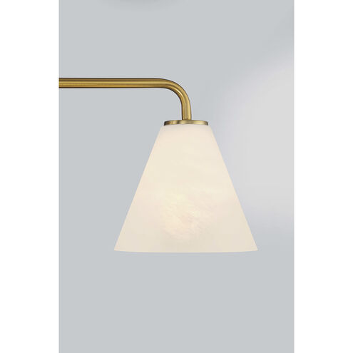 Blair 3 Light 25.5 inch Warm Brass Bath Wall Light