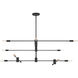 Lyrique 12 Light 54.25 inch Matte Black Chandelier Ceiling Light