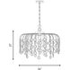 Irina 6 Light 26 inch Noble Brass Chandelier Ceiling Light