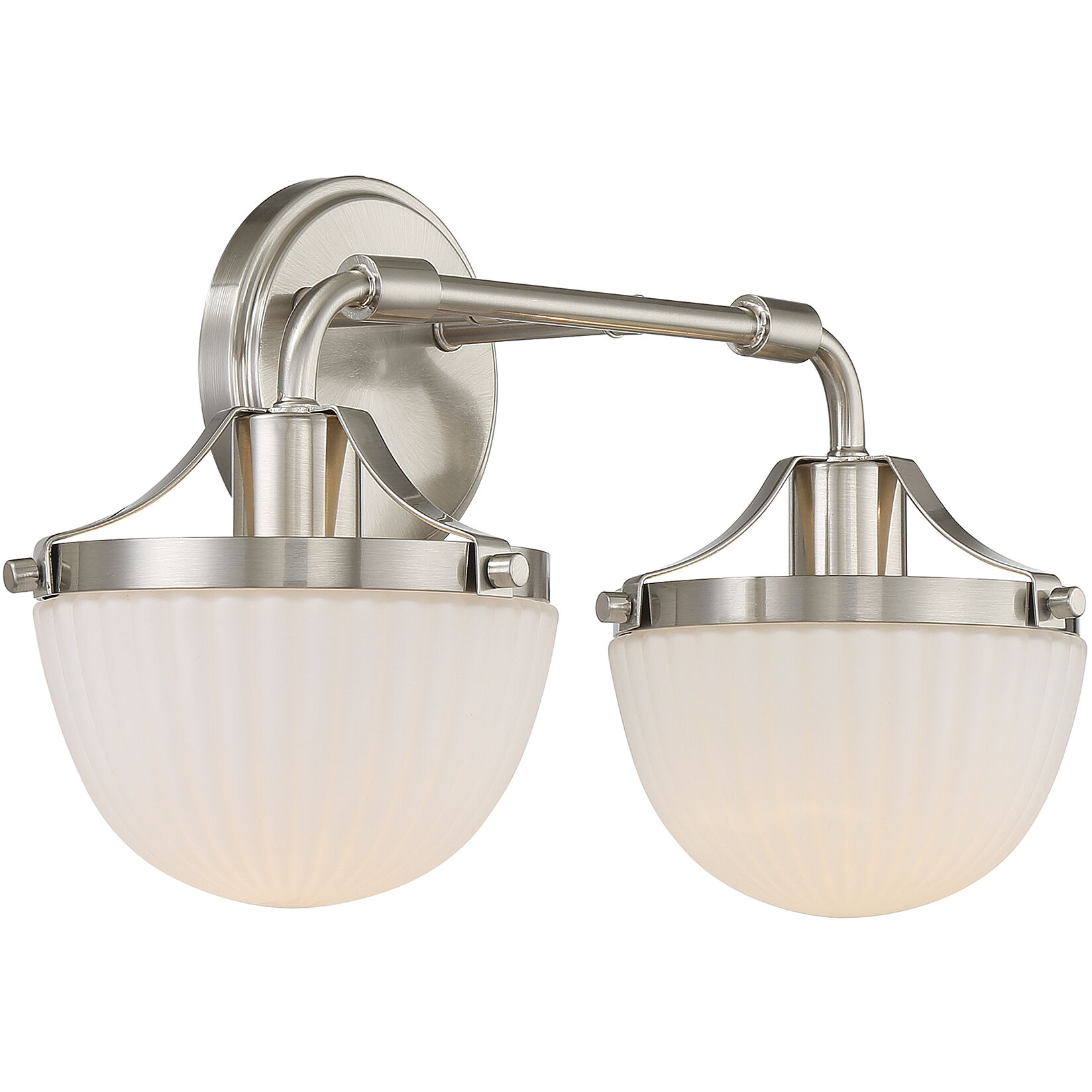 Meredith 2 Light 16.5 inch Satin Nickel Bathroom Vanity Light Wall Light
