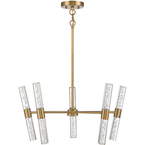Arlon LED 26 inch Warm Brass Pendant Ceiling Light