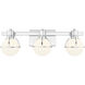 Pierce 3 Light 24 inch Chrome Bathroom Vanity Light Wall Light