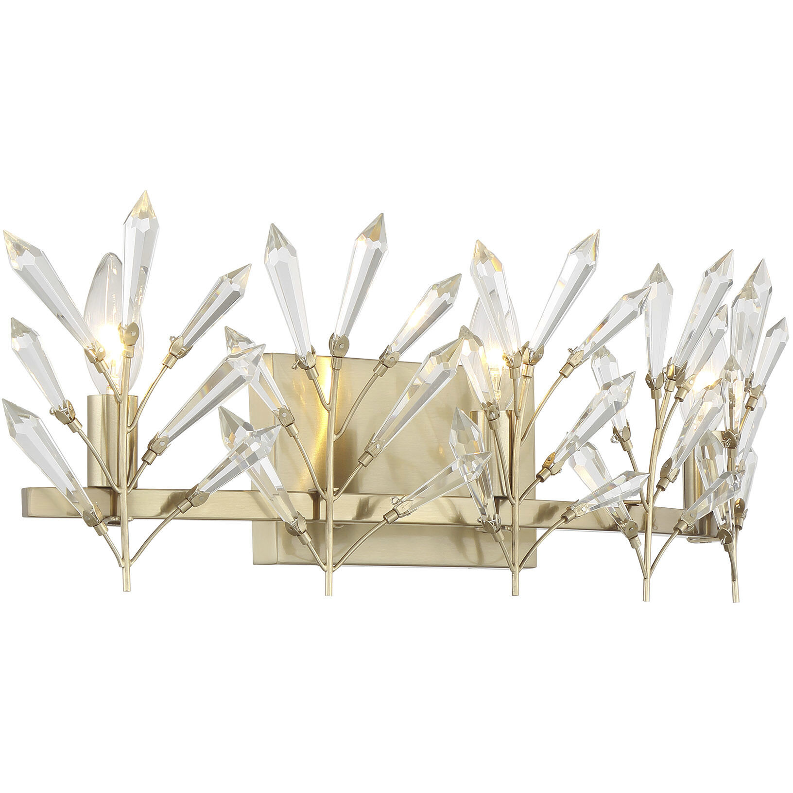 Orianna 3 Light 24 inch Noble Brass Bathroom Vanity Light Wall Light