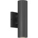 Kelley LED 11 inch Matte Black Outdoor Wall Lantern