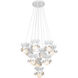 Pacha 10 Light 25 inch White Cashmere Chandelier Ceiling Light