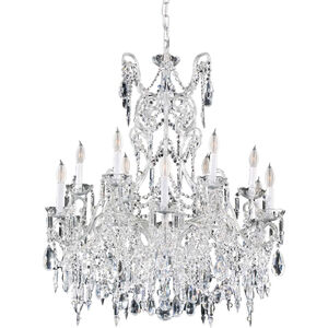 Savoy House Ma. Antonieta 12 Light Crystal Chandelier in Antique Silver 2-4471-12-141