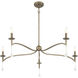 Laramie 5 Light 43 inch Chelsea Gold Chandelier Ceiling Light