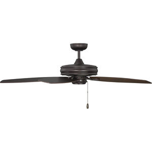 Kentwood 52 inch English Bronze with Walnut and Chestnut Blades Ceiling Fan